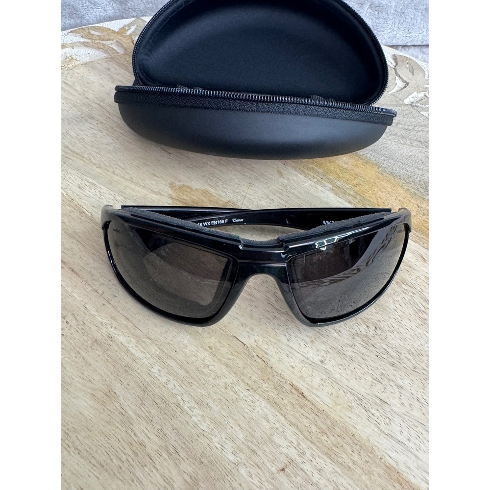 Wiley‎ X Boss Tactical Sunglass Frames ANSI Z87+ Safety Glasses with Case 2008Z